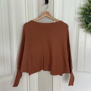 Altar’d State Ribbed Knit Dolman Sleeve Sweater